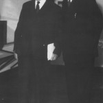 lata 50 prof. od lewej Jerzy Remer oraz prof Jerzy Hoppen (ok 1960)