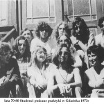 lata 70-80 Studenci podczas praktyki w Gdańsku 1973r